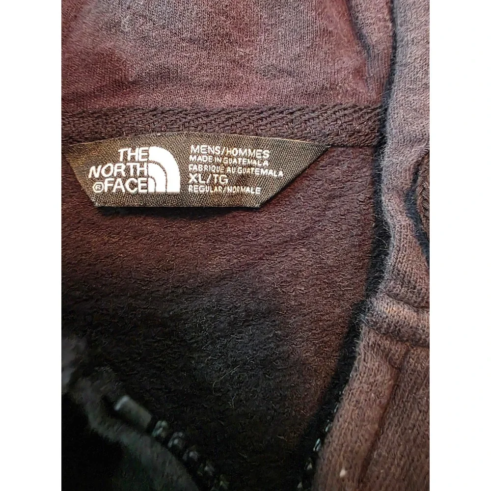 The North Face Sweatshirt Mens Black Xl  Full Zip Logo Hoodie Regular Fit